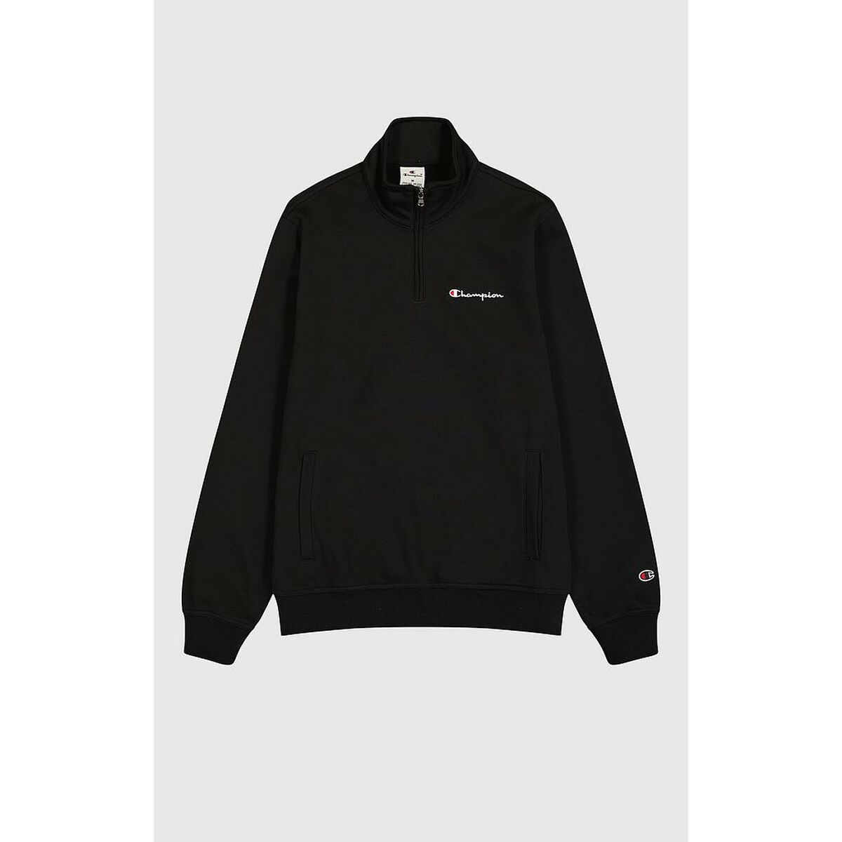 Training Sweatshirt for Adults Champion HALF ZIP SWEATSHIRT 220263 NBK Black