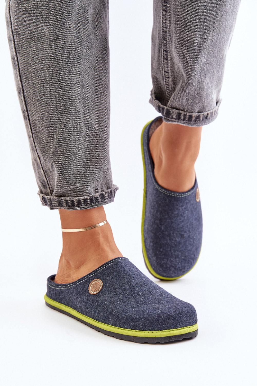  Slippers model 202657 Step in style  navy blue