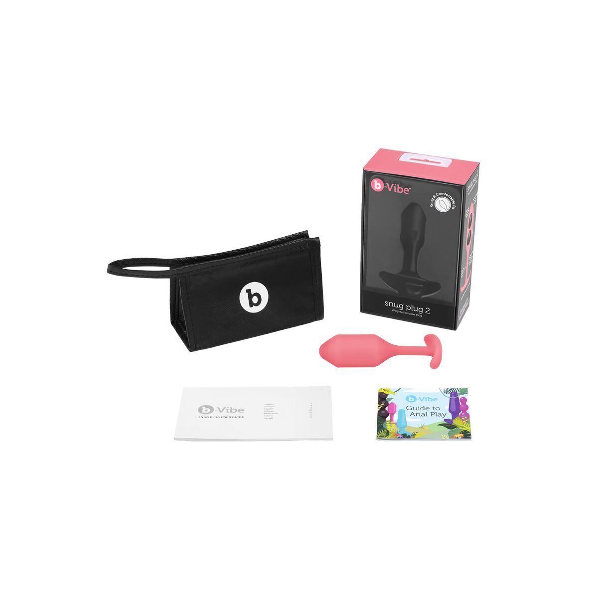 Anal plug B-Vibe 2 Coral Anal plug B-Vibe 2 Coral