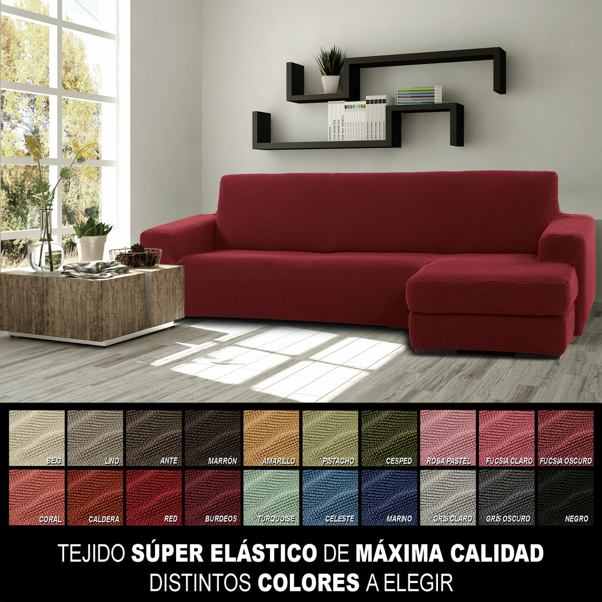 Chaise longue cover with short right arm Sofaskins NIAGARA 210 - 340 cm Chaise longue cover with short right arm Sofaskins NIAGARA 210 - 340 cm