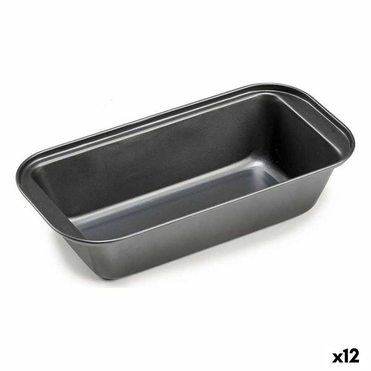 Oven Mould Metal Dark grey Carbon steel (12 Units)