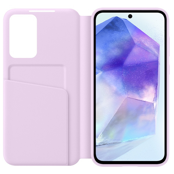 Samsung EF-ZA556CVEGWW Samsung Galaxy A55 5G Smart View Wallet Case lavender