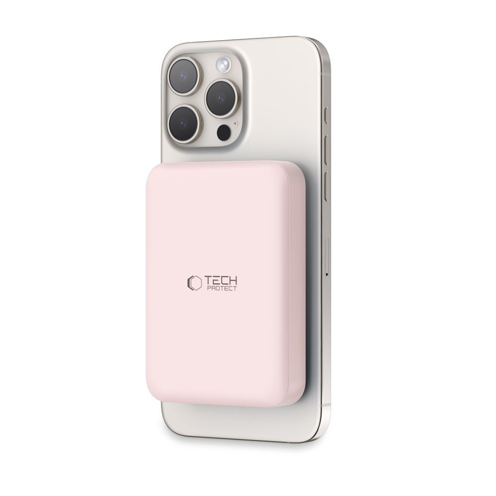 Tech-Protect PB11 Lifemag MagSafe powerbank 10000mAh Pink