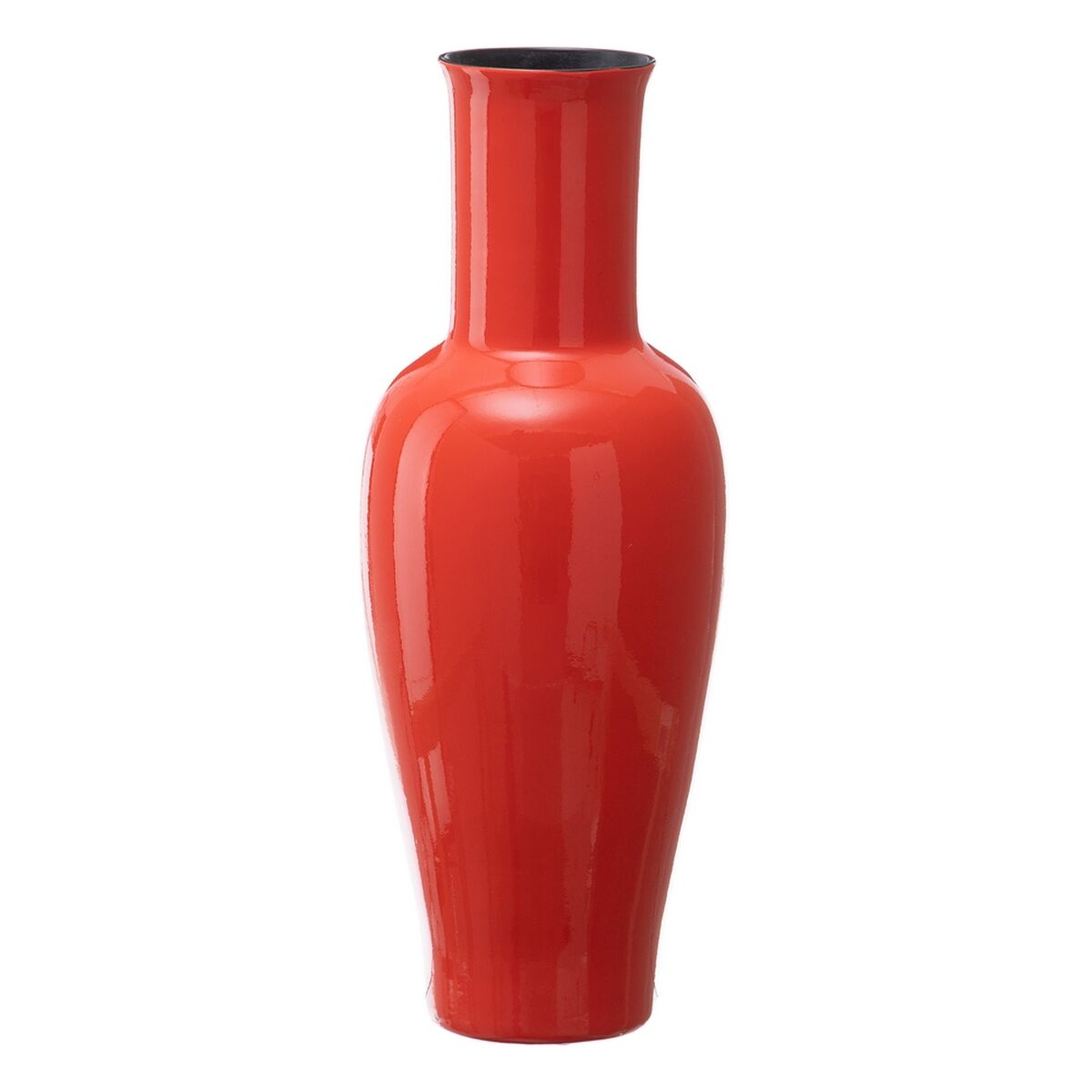 Vase 21,5 x 21,5 x 52,5 cm Ceramic Orange