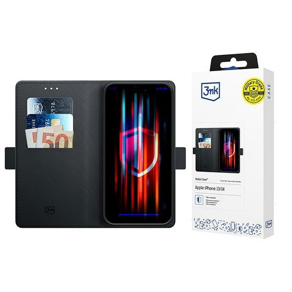 3MK Wallet Case Apple iPhone 13 / 14 black