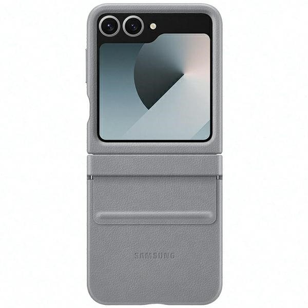 Samsung EF-VF741PJEGWW Galaxy Z Flip 6 Flap ECO-Leather Case gray