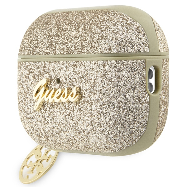 Guess GUAP2GLGSHD Apple AirPods Pro 2 gold Glitter Flake 4G Charm