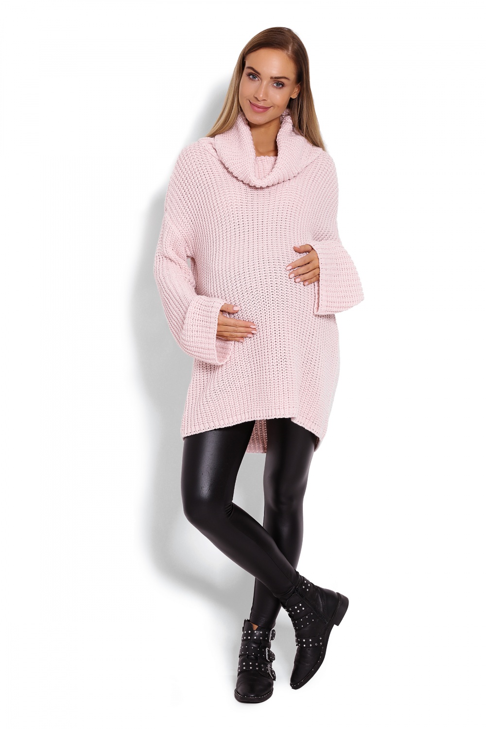  Pregnancy sweater model 122945 PeeKaBoo  pink