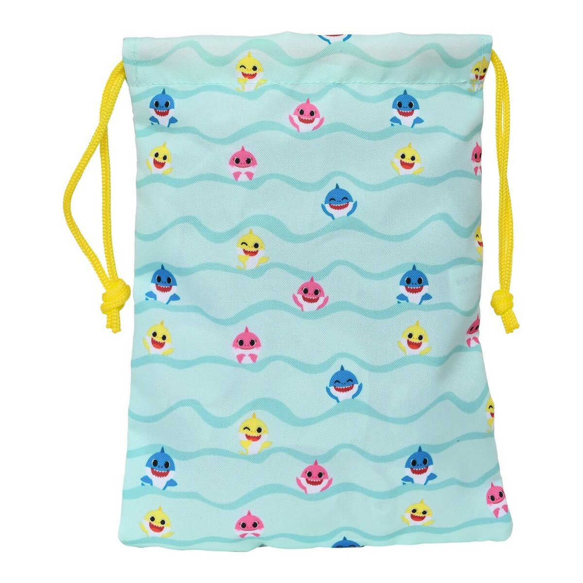 Lunchbox Baby Shark Beach Day Gelb Hellblau (20 x 25 x 2 cm)