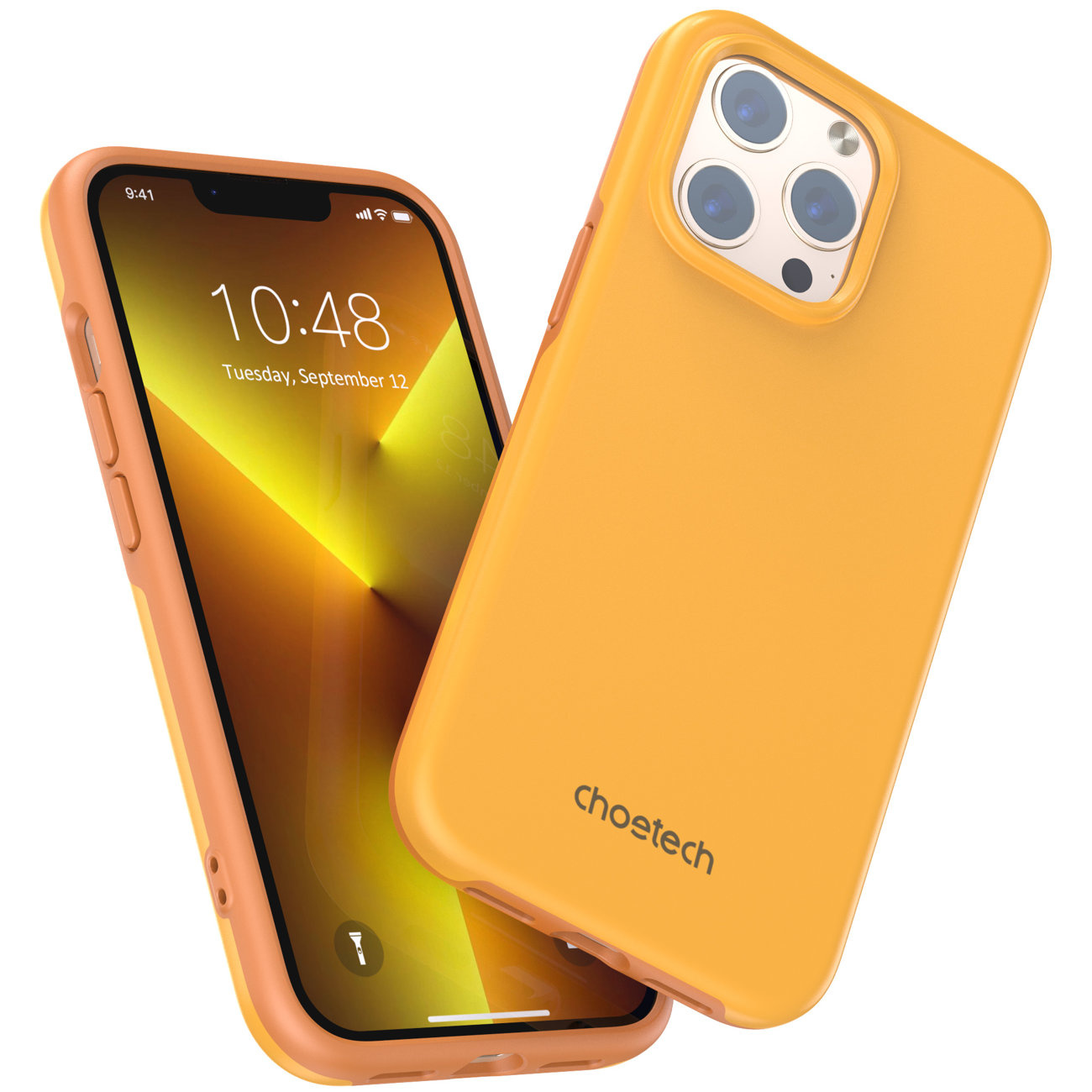Choetech PC0114-MFM-YE MFM Anti-drop Apple iPhone 13 Pro Max orange