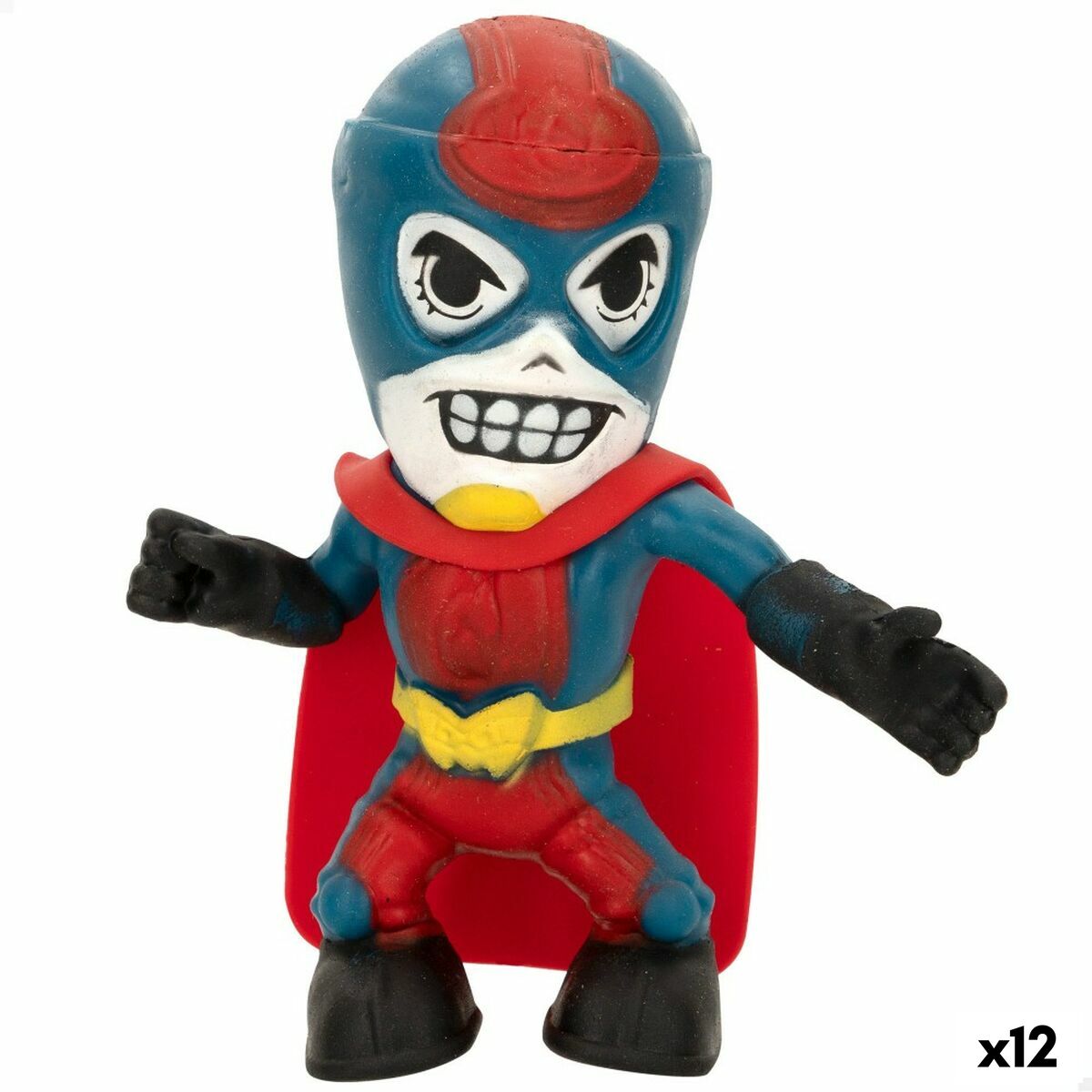 Collectable Figures Eolo Super Masked Pepper Man Elastic 14 x 15,5 x 5,5 cm (12 Units)