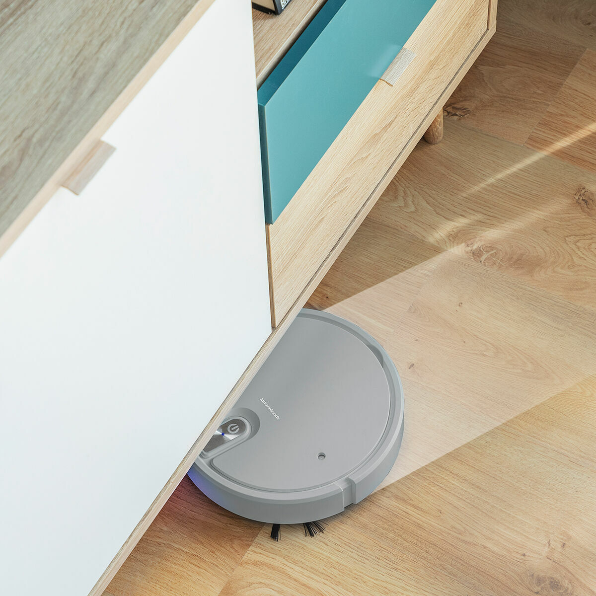 Multifunction 5-in-1 Rechargeable Robot Vacuum Cleaner Varob InnovaGoods Multifunction 5-in-1 Rechargeable Robot Vacuum Cleaner Varob InnovaGoods