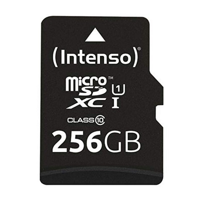 Karta Pamięci Micro-SD z Adapterem INTENSO 3423492 256 GB Czarny