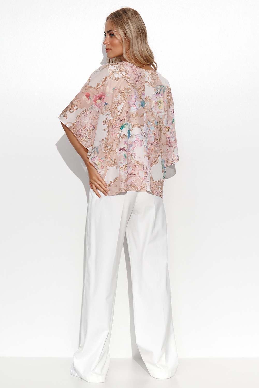  Blouse model 176190 Makadamia  multicolor