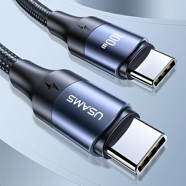 USAMS Cable U71 USB-C - USB-C 1,2m 100W PD Fast Charge black SJ524USB01 (US-SJ524)