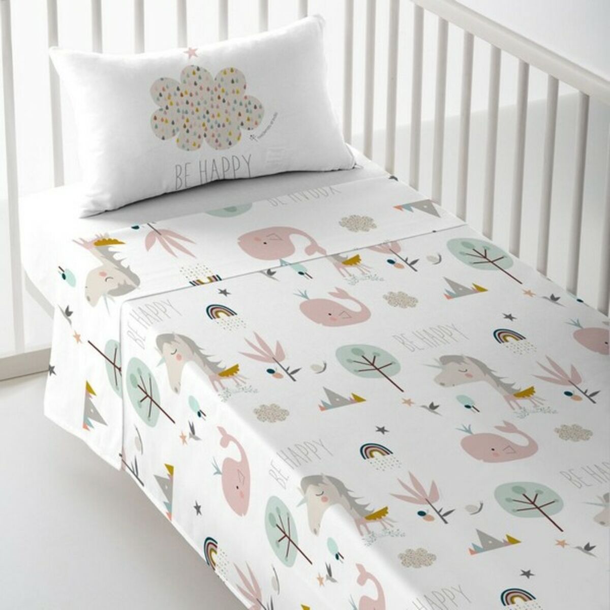 Cot Bedding Set Haciendo el Indio Rainbowland