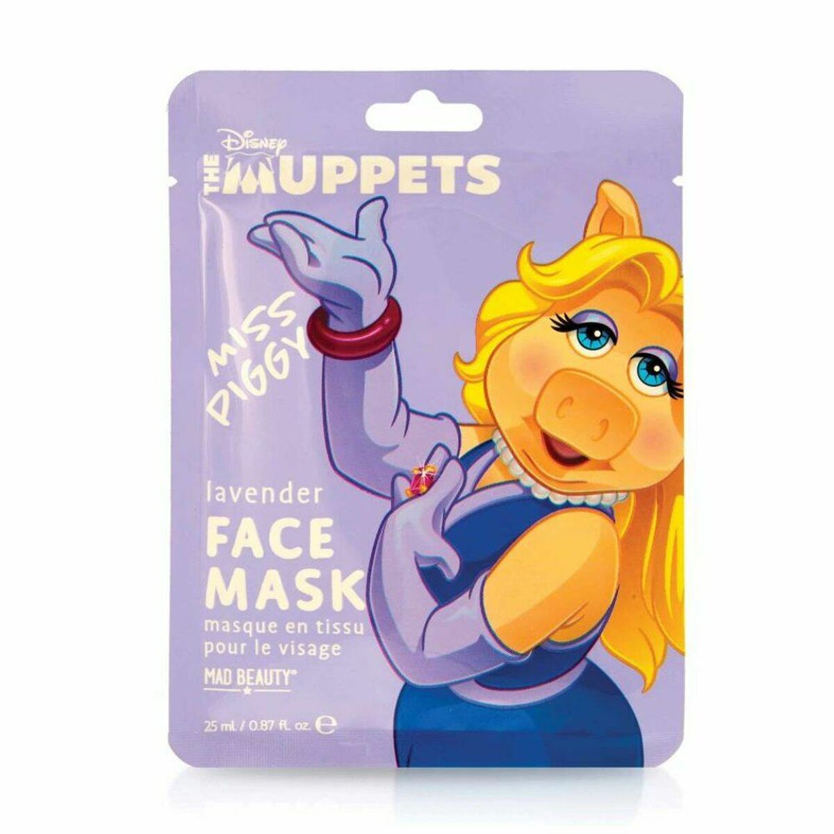 Gesichtsmaske Mad Beauty The Muppets Miss Piggy Lavendel (25 ml)