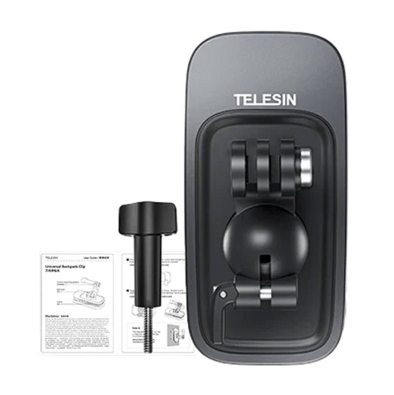 Telesin sports camera backpack strap mount (GP-JFM-009)
