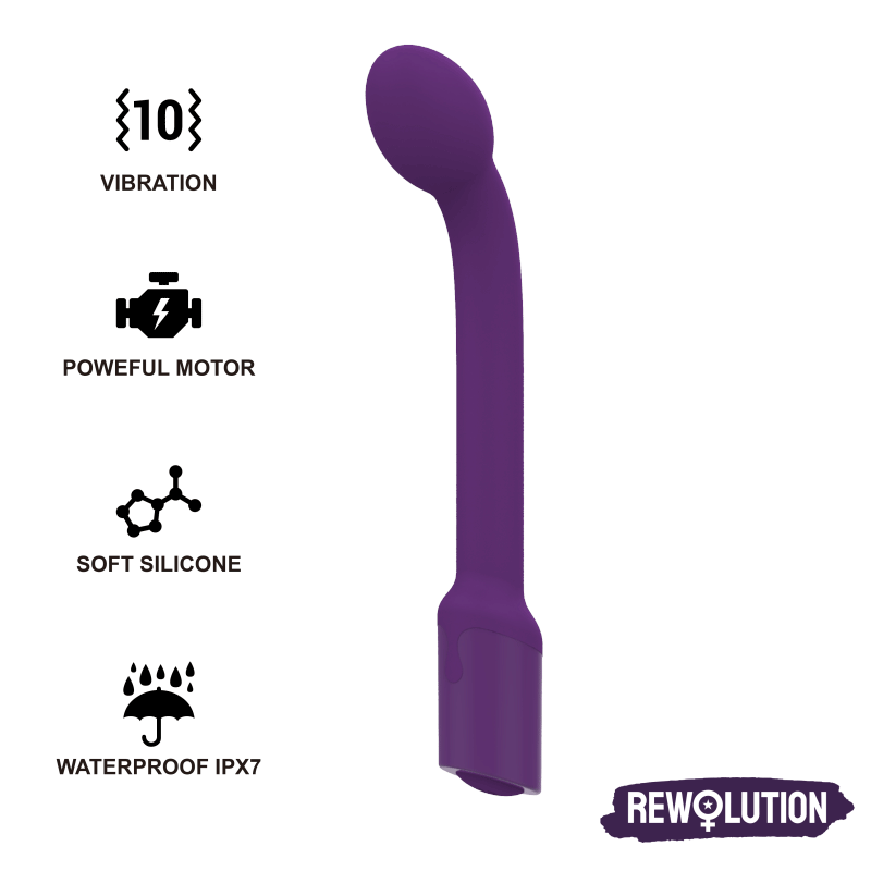 REWOLUTION REWOFLEX FLEXIBLE G-POINT STIMULATOR VIBRATOR