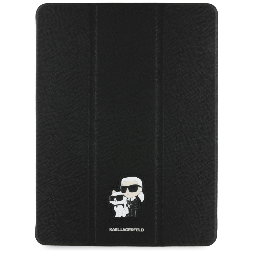 Karl Lagerfeld KLFC13RM24SAKCK Apple iPad Air 13" 2024 (6 gen) Book Cover Saffiano Magnetic Karl &Choupette black