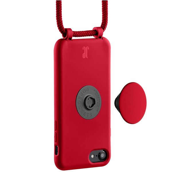 Just Elegance PopGrip Apple iPhone SE 2022/SE 2020/8/7 cyber red 30009