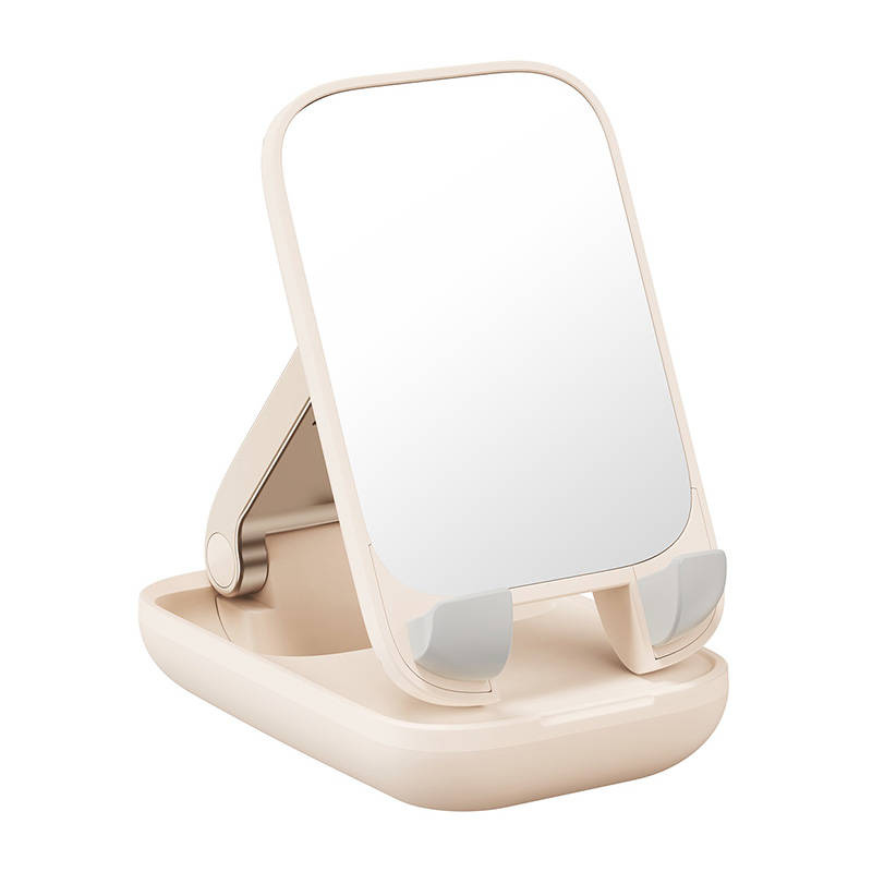 Baseus Folding Phone Stand Mirror (light pink)
