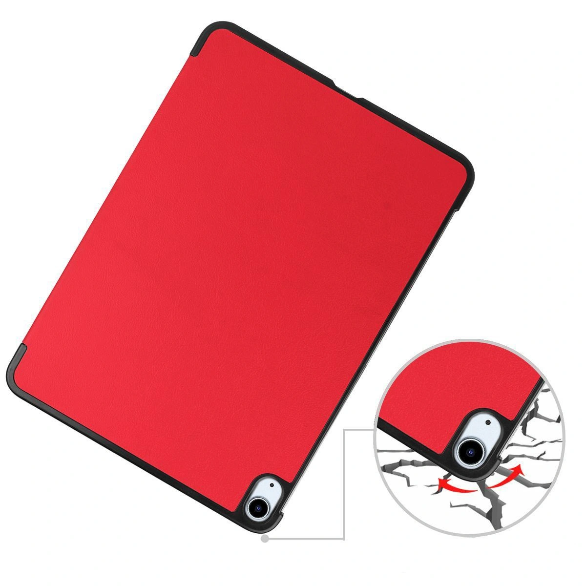 Bizon Case Tab Croc Apple iPad Air 13" M2 2024 red