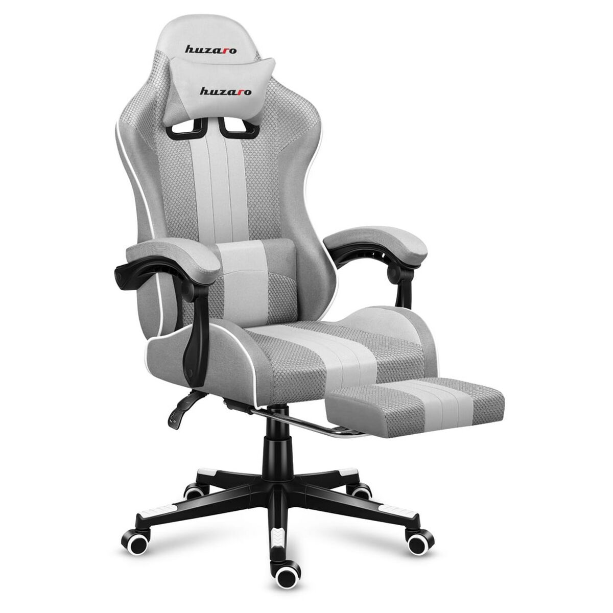 Gaming Chair Huzaro HZ-Force 4.7 White Mesh White Grey Gaming Chair Huzaro HZ-Force 4.7 White Mesh White Grey