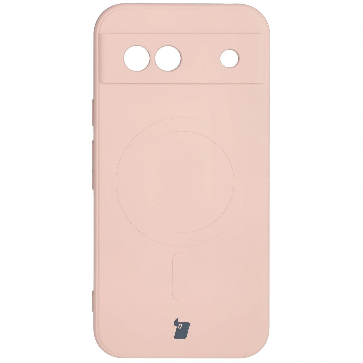 Bizon Case Silicone Magnetic Sq Google Pixel 8a light pink