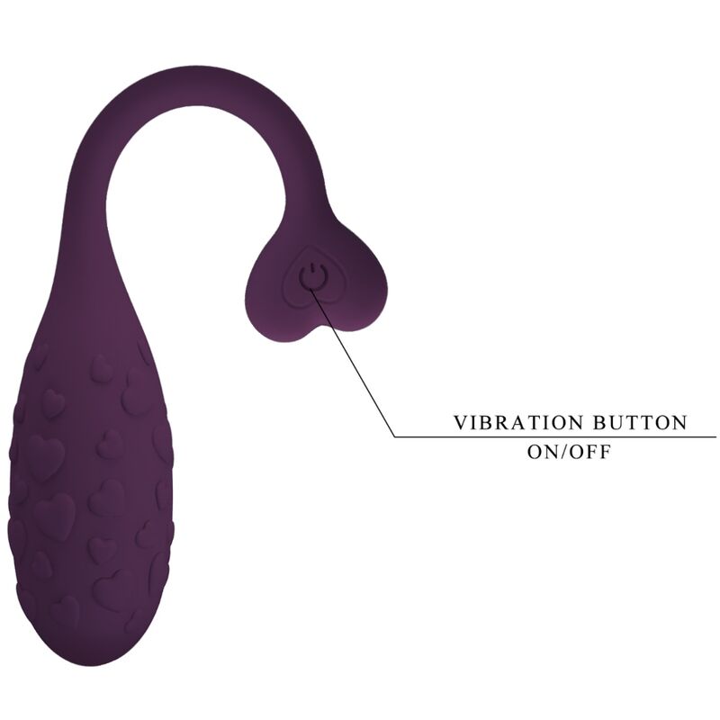 PRETTY LOVE - APP CONTROLLED FISHER VIBRATING EGG LILA PRETTY LOVE - APP CONTROLLED FISHER VIBRATING EGG LILA
