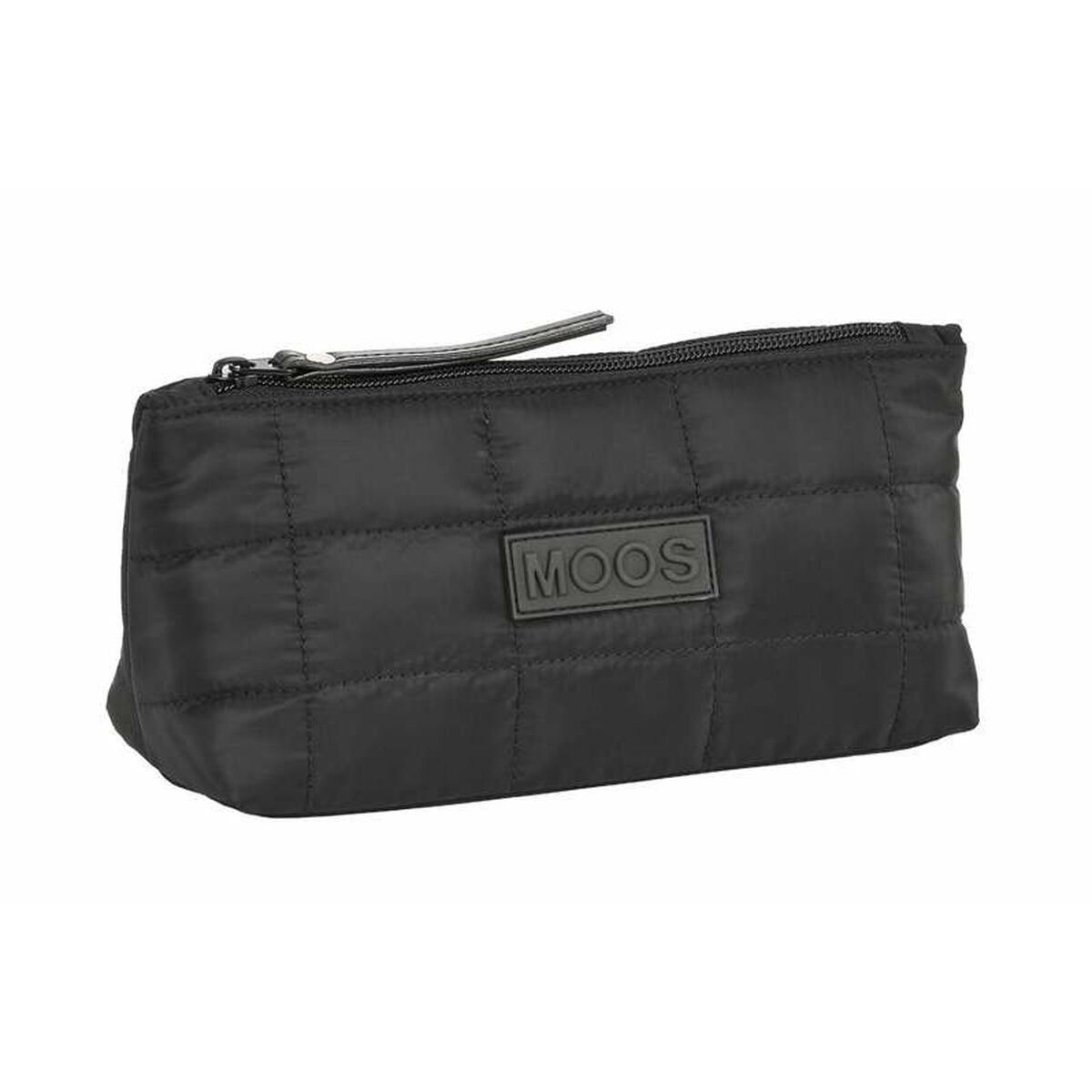School Toilet Bag Moos Negro Black Padded 23 x 12 x 8 cm