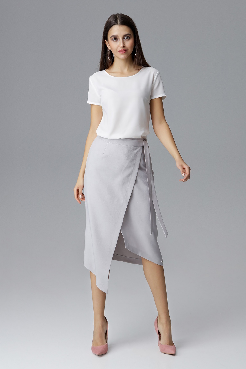  Skirt model 126031 Figl  grey