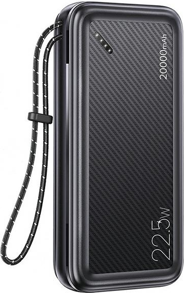 USAMS Powerbank PB60 20000mAh 22.5W 2xQC3.0+PD Fast Charge black 20KCD16801 (US-CD168)