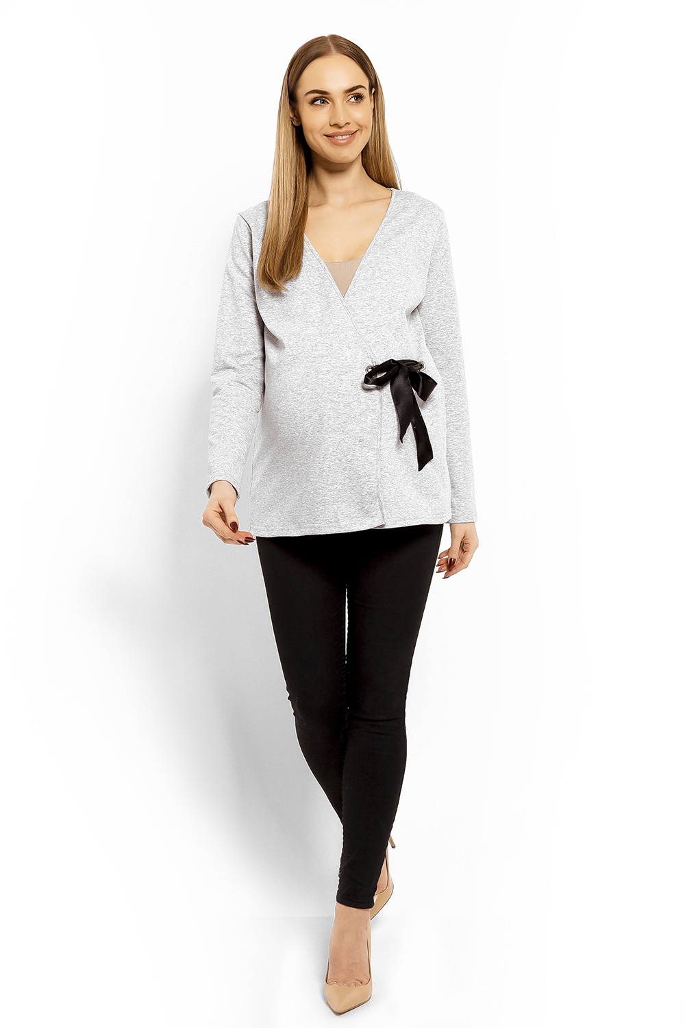  Blouse model 113240 PeeKaBoo  grey
