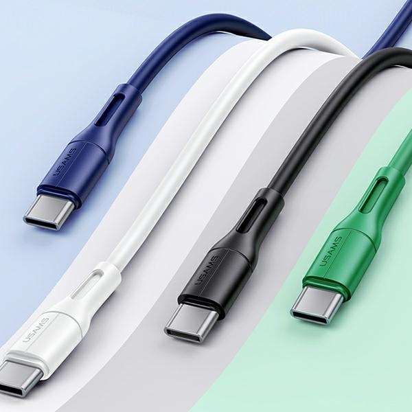 USAMS Cable U68 USB-C 2A Fast Charge 1m white SJ501USB02 (US-SJ501)