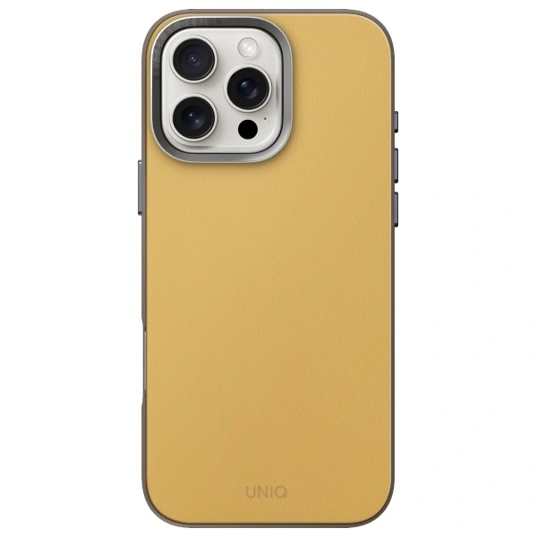 UNIQ Lyden DS Apple iPhone 16 Pro Magclick Charging yellow-grey