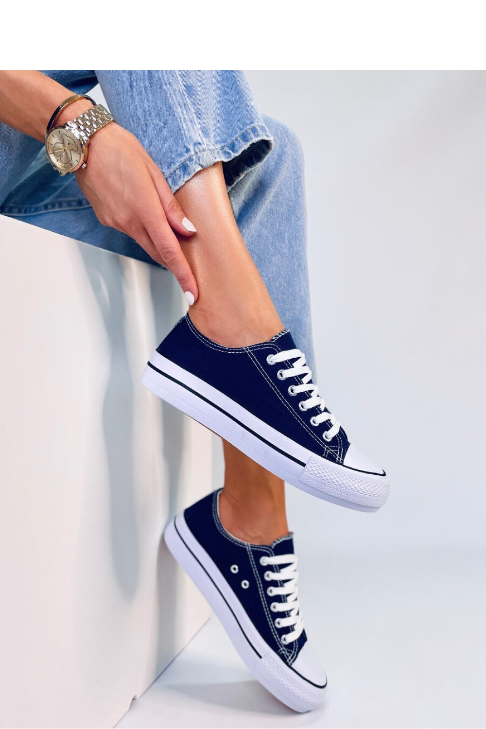 Sneakers model 178738 Inello marineblau Damen