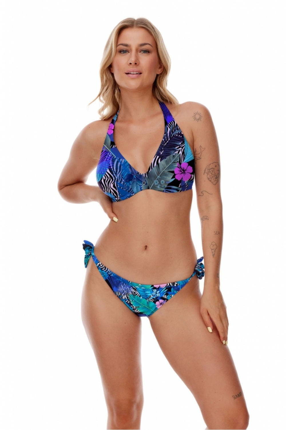 Swimming bra model 177846 Lupo Line multicolor Ladies