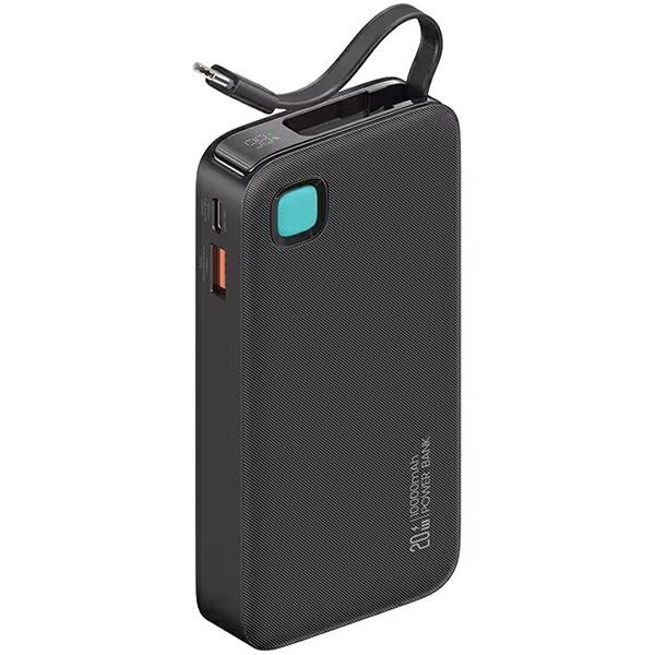 USAMS 10000mAh powerbank PD 20W Fast Charge XY Series + USB-C cable black