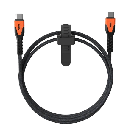 Kabel USB-C / USB-C UAG Urban Armor Gear Rugged Cable 60W 1.5m (black / orange)