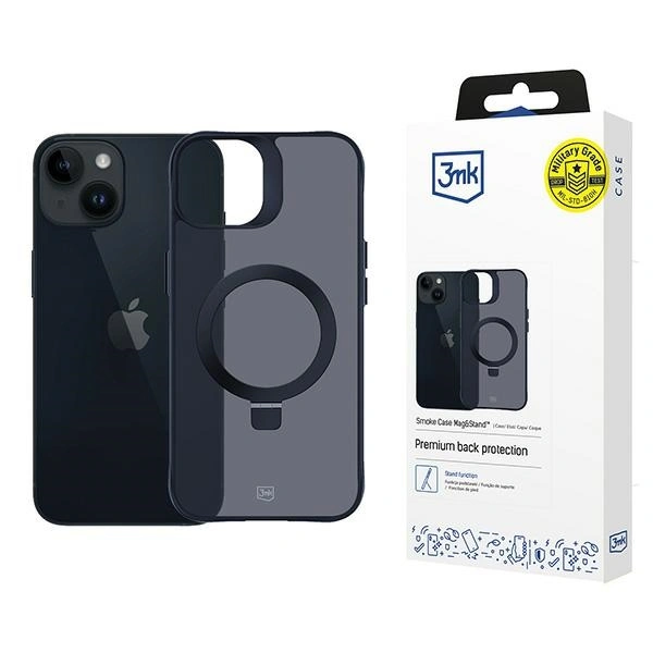 3MK Smoke Case Apple iPhone 14 Plus MagSafe & Stand