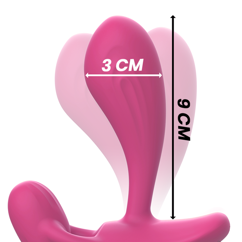 INTENSE - SHELLY ANAL PLUG REMOTE CONTROL PINK