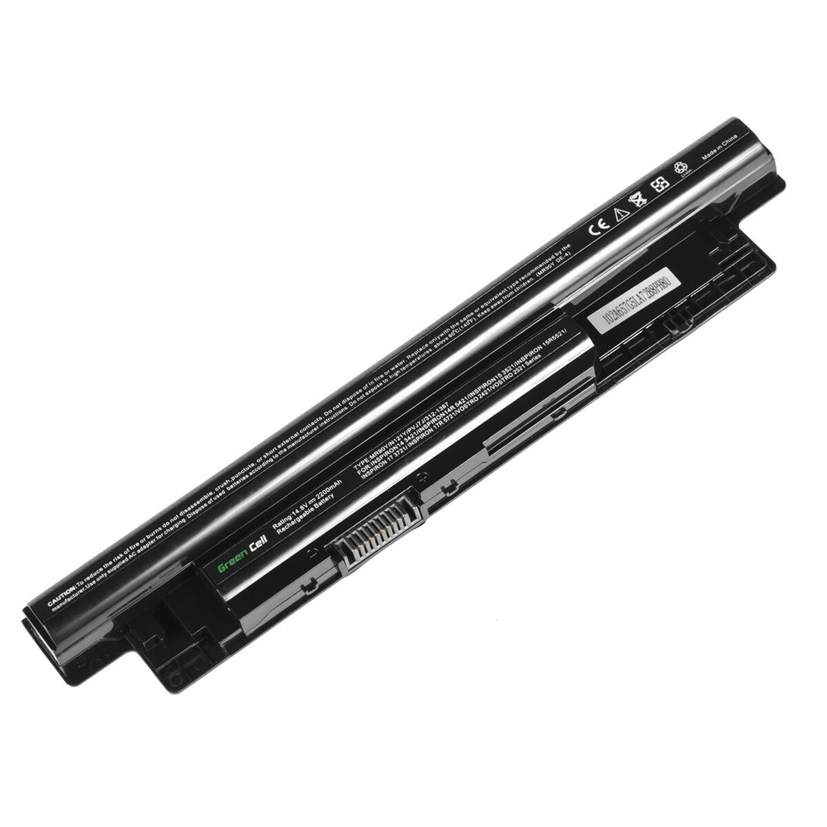 Notebook Battery Green Cell XCMRD Black 2200 mAh