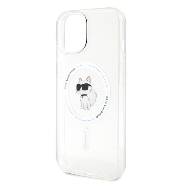 Karl Lagerfeld KLHMP15SHFCCNOT Apple iPhone 15 hardcase IML Choupette MagSafe transparent