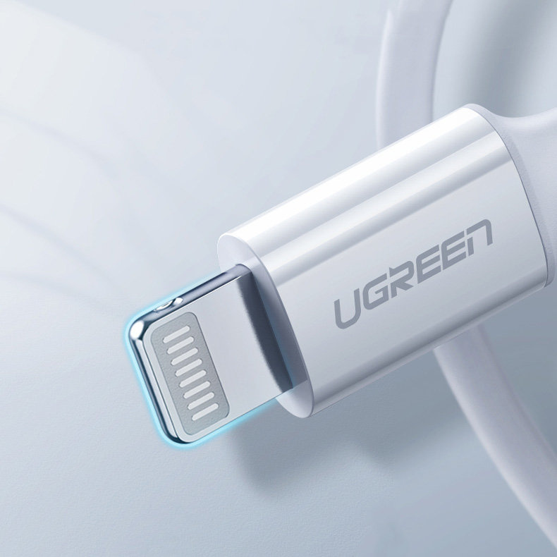 UGREEN US171 USB-C - Lightning MFi Cable 3A 0.25m white
