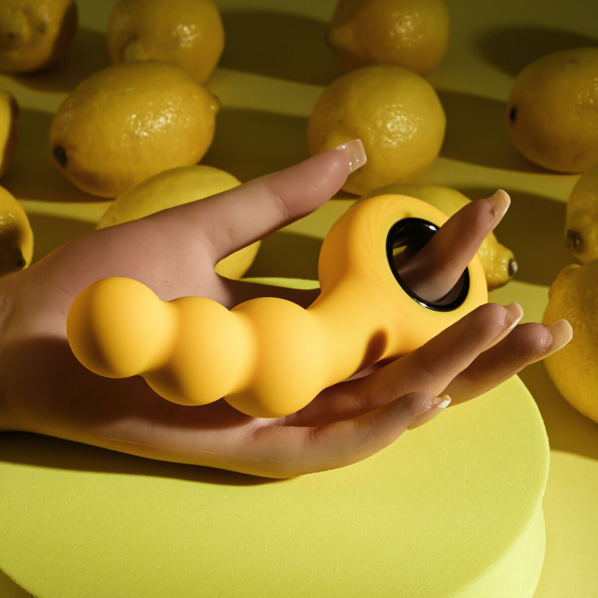 Vibrating Butt Plug Evolved Gender X Yellow Vibrating Butt Plug Evolved Gender X Yellow