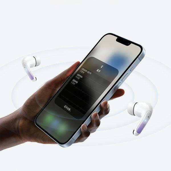 USAMS BHUENCXD01 wireless headphones Bluetooth 5.3 TWS X-don series black (US-XD19)