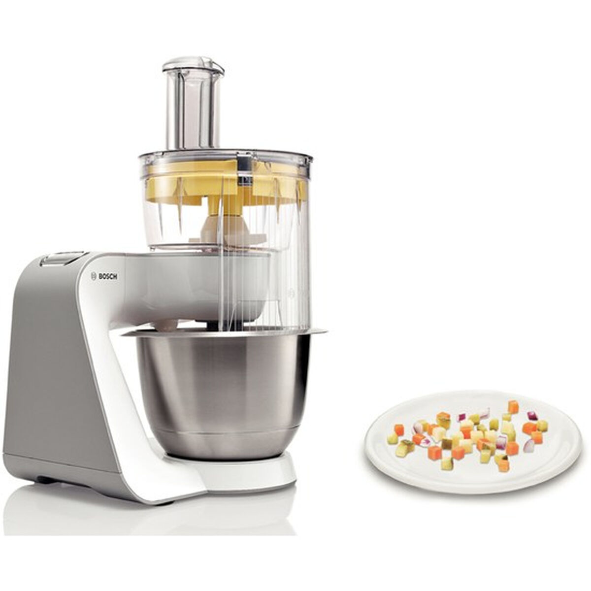 Food Processor BOSCH Styline Steel 900 W 3,9 L Food Processor BOSCH Styline Steel 900 W 3,9 L