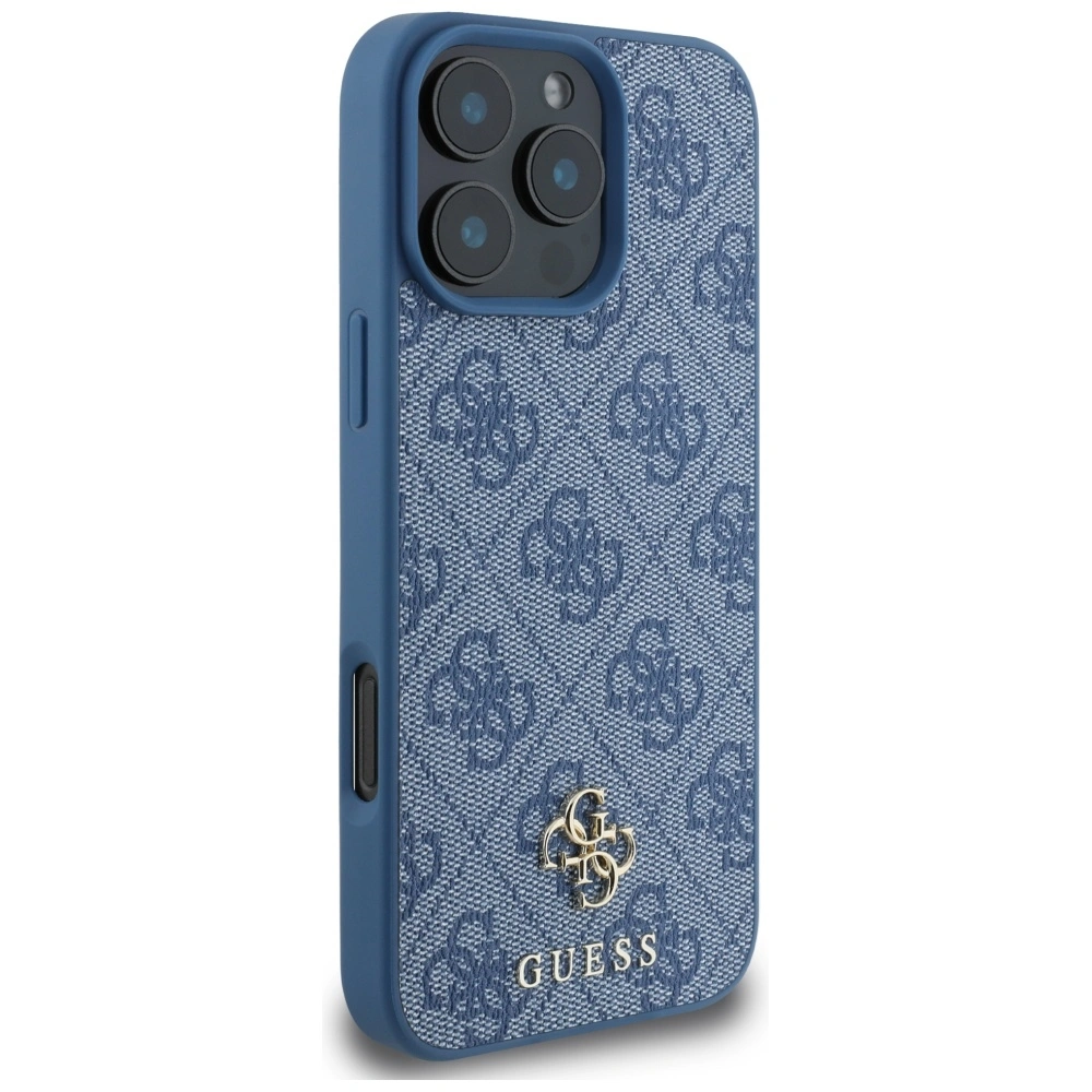 Guess HC PU 4G Small 4G and Classic Apple iPhone 16 Pro Max MagSafe blue