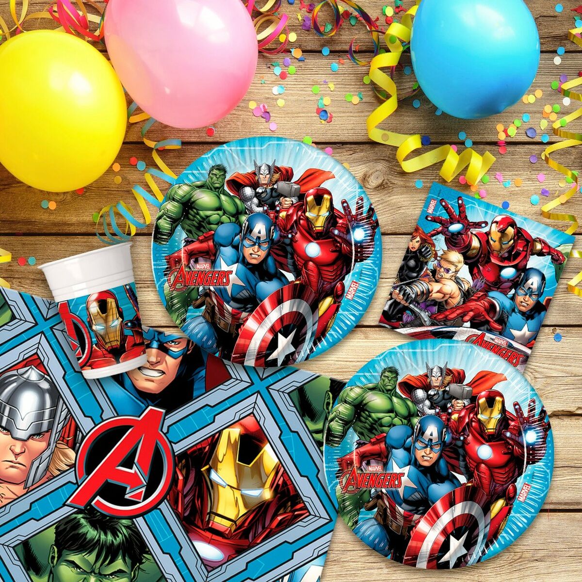 zestaw do organizacji party The Avengers 37 Części